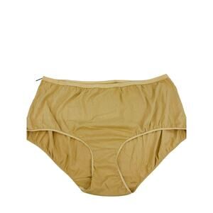 Woman Within Comfort Choice Beige Brief Cotton Panty Size 13 Womens Plus Size